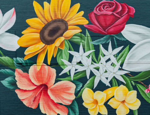 A Burst of Color in Andrew Square: “Nation in Bloom” Mural Unveiled