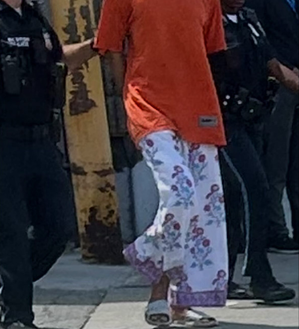 red panted stolen pants