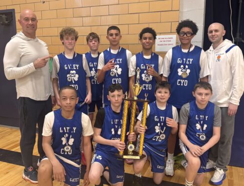 Gatey CYO 7th/8th Grade Boys Hoops Team Take Home New England Championship